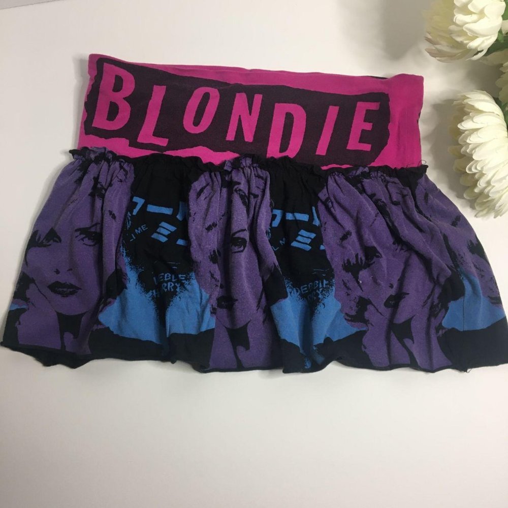 Debbie Harry Blondie Skirt RARE glamhead 2004 Sz M